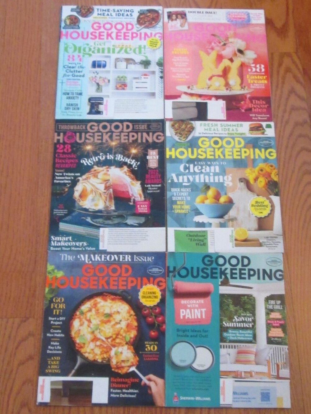 Good Housekeeping magazine 2022 - 6 issues